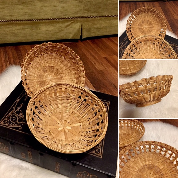 🦋2/$10 3/$15 4/$18 5/$20 Vintage Basket Set